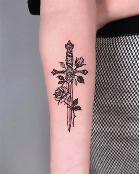 cross rose tattoo meaning